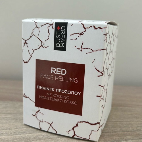 Dust and Cream face scrub new with red volcanic grain