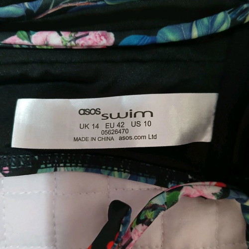 ASOS bikini used, multicolor, size S