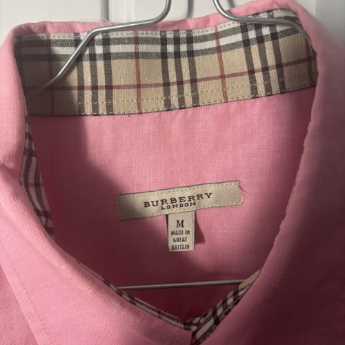 Burberry pink shirt, medium size