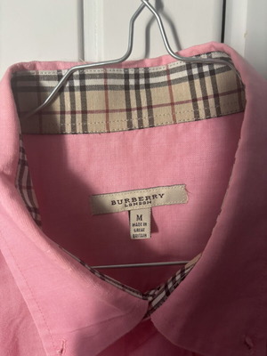 Burberry pink shirt, medium size