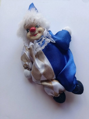 Small ceramic Pierrot new from Czechia