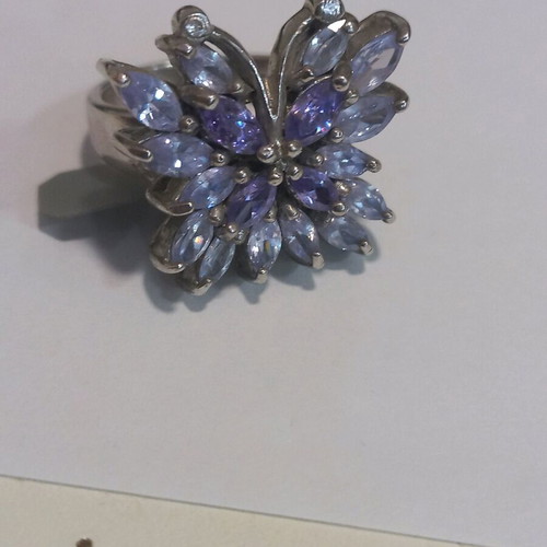 Silver ring new, size 54
