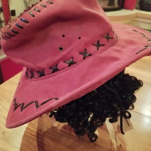 Hat and Wig set Ranch Cow Boy new