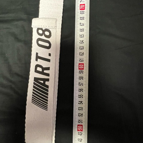 Bershka white adjustable belt like new