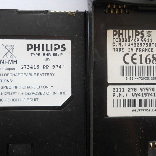 Philips TCD308 collectible cell phone used, no charger, non-working