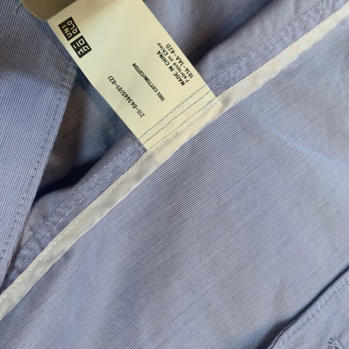 Uniqlo summer cotton blazer size XS with thin stripe and 3/4 sleeves like new