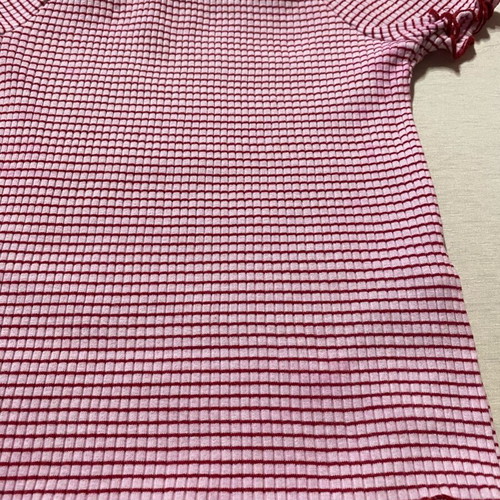 Striped Zara Trafaluc t-shirt like new, white-red, size S