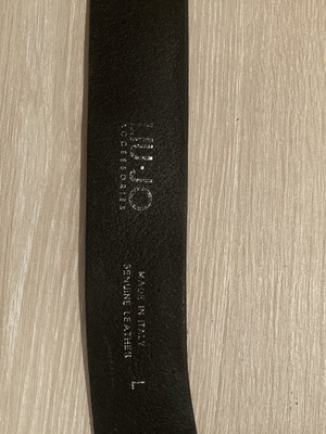 Black leather belt Liu Jo used, size large