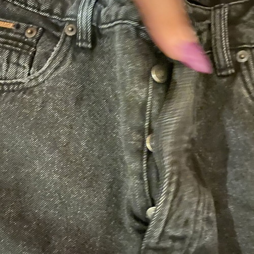 Stradivarius jeans, black and gray, size L
