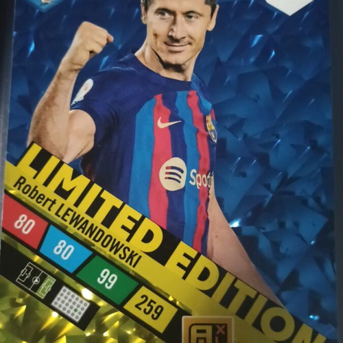 Lewandowski Fifa 365 Panini card large like new