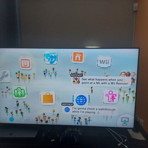 Nintendo Wii U 8GB console used with Haxchi and accessories