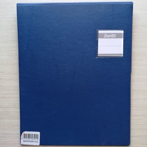 Bantex A4 seminar folder used, plastic, blue