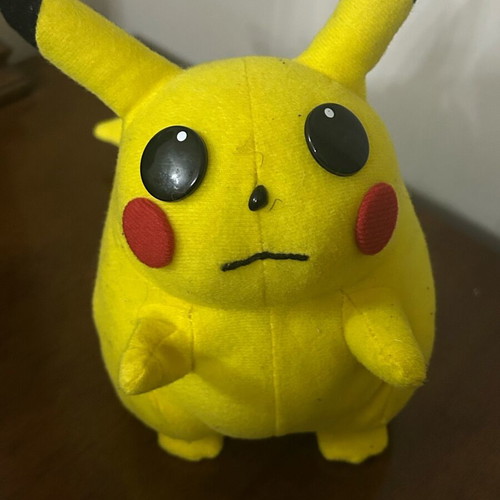 Pikachu Pokemon vintage stuffed toy used, authentic and rare