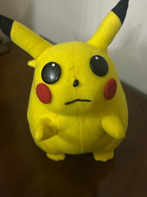 Pikachu Pokemon vintage stuffed toy used, authentic and rare