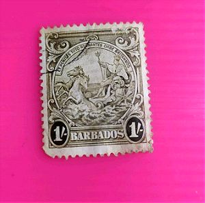 Μπαρμπάντος γραμματόσημο 1Sh  1916