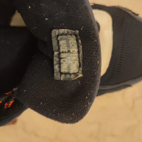Sneakers with LED Lights, size 36, navy white orange