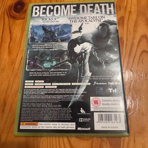 Darksiders 2 Xbox 360 game like new