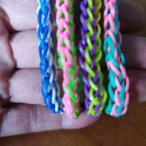 Loom Bands Set with Tools and Glow-in-the-Dark Rubber Bands