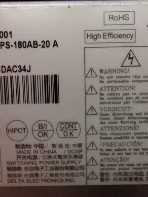 HP power supply new