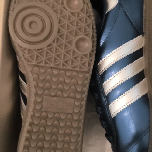 Adidas Samba sneakers new, metallic blue, size 42 unisex