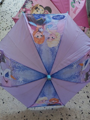 Frozen and Minnie Mouse umbrellas used, set of 2