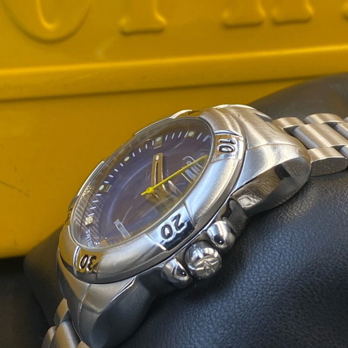 Camel Active Swiss Made men's wristwatch, blue dial, 100m water resistant