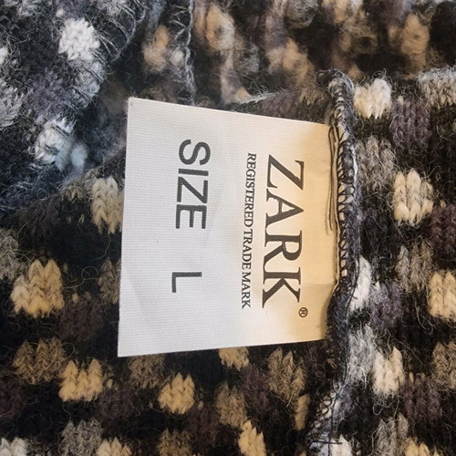 Zara women's coat like new, black and white, size L