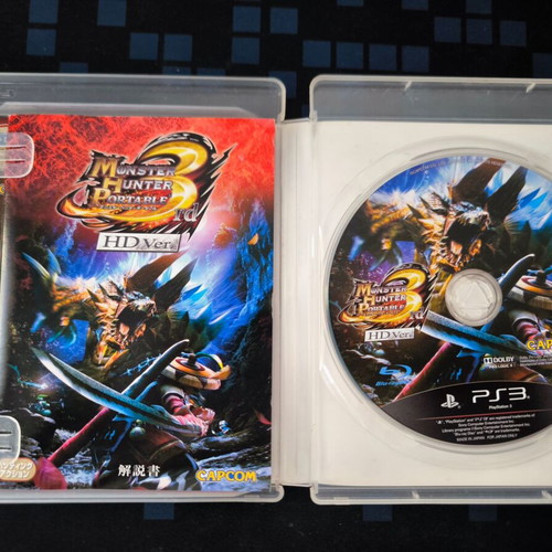 Monster Hunter Portable 3rd HD PS3 game like new, Japanese version NTSC-J