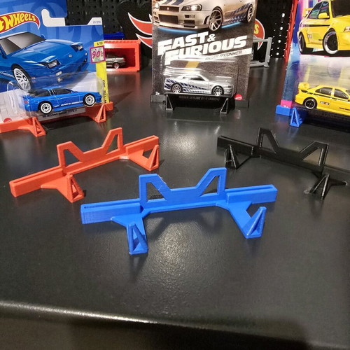 Hot Wheels stands like new, pack of 5 3D printed