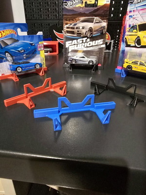 Hot Wheels stands like new, pack of 5 3D printed