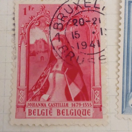 Belgium charity stamps 1941 like new