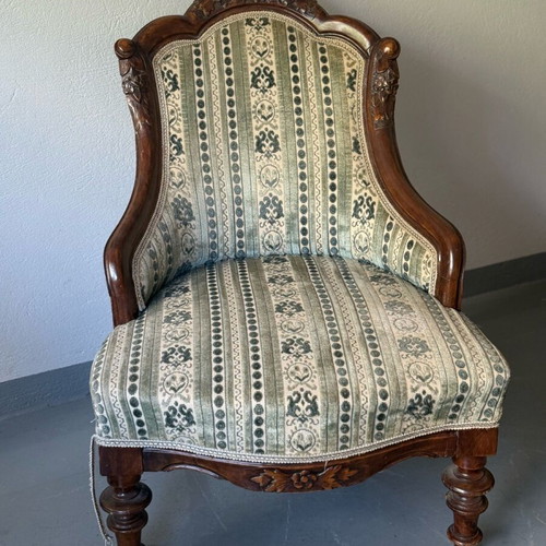 Antique armchair used