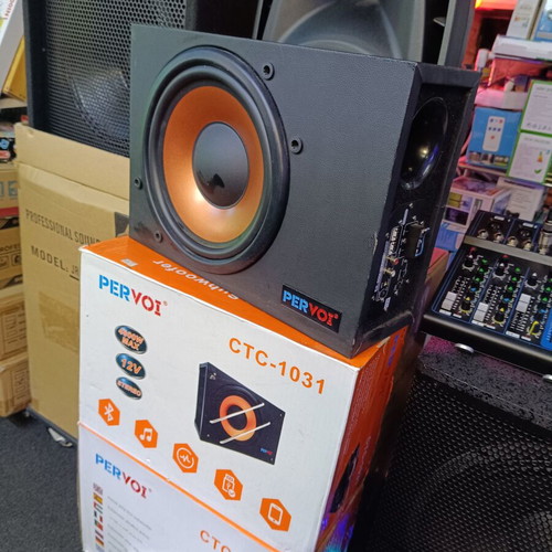 Αυτοενισχυόμενο Subwoofer Αυτοκινήτου 10" 200W RMS με Ενσύρματο Χειριστήριο καινούργιο