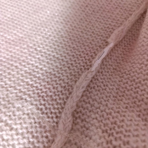 Morgan knitted wrap dress like new, beige mohair blend