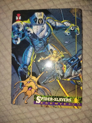 1994 Fleer Marvel The Amazing Spider-Man #29 Spider-Slayers card used