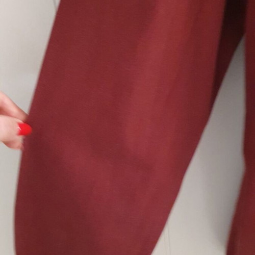 Zara slim fit shirt XXL burgundy like new