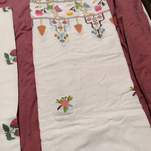Woven Cretan handmade tablecloth like new