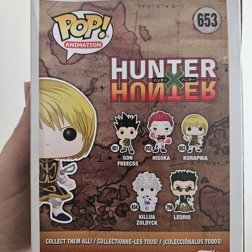 Kurapika #653 Funko Pop used with box damage