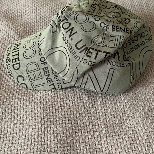 Benetton women's joker hat like new, beige, size 58