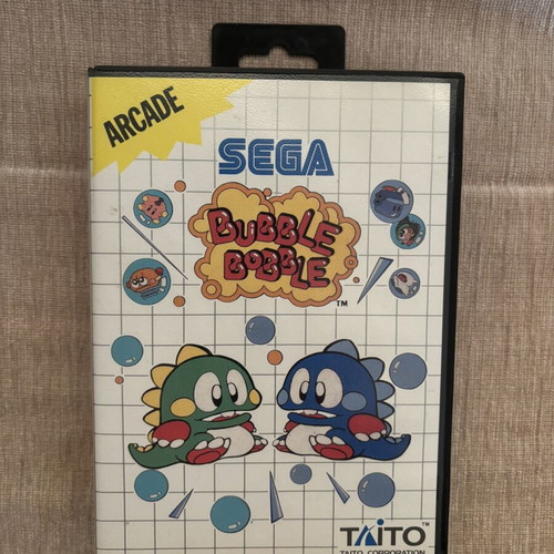Bubble Bobble SEGA Master System complete