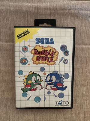 Bubble Bobble SEGA Master System complete