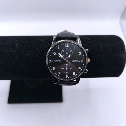Men's watch new, black