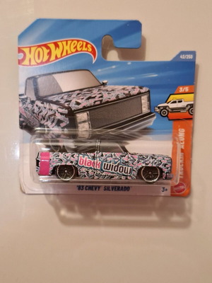 Chevy Silverado '83 Black Widow Hot Wheels new