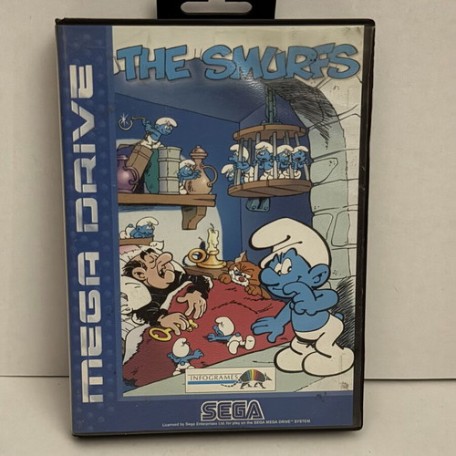 The Smurfs Sega Mega Drive game PAL CIB