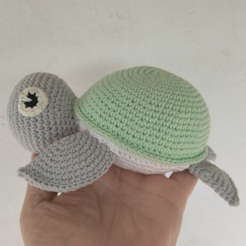 Amigurumi turtle handmade, new, acrylic-cotton yarn