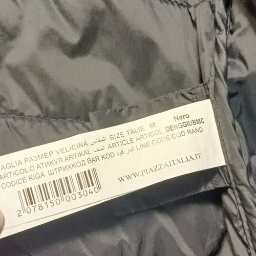 Piazza Italia lightweight short spring jacket like new, black