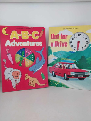 A-B-C childrens books used, 1980s, set of 2