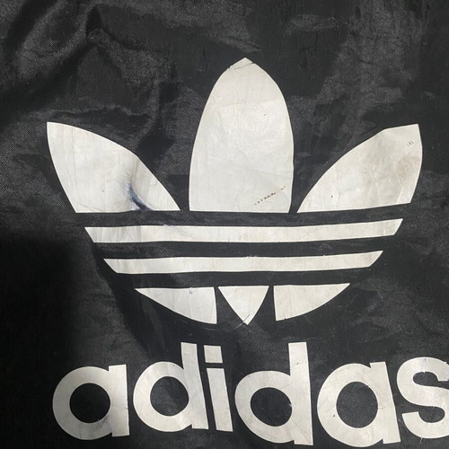 Adidas bag used, black with external zip pocket