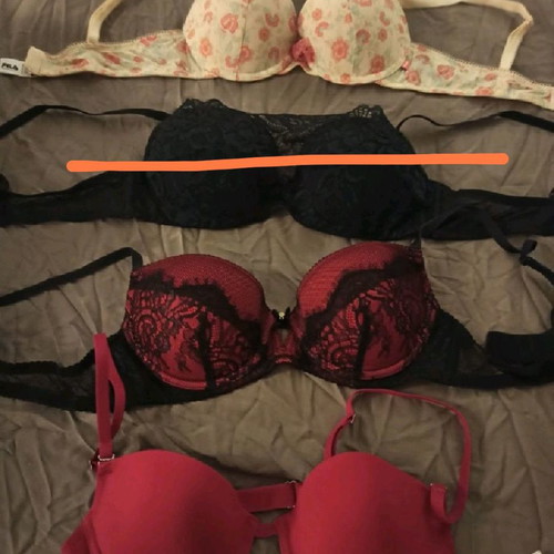 Bras used, 3 pieces, size 75B, Triumph and Yamamay