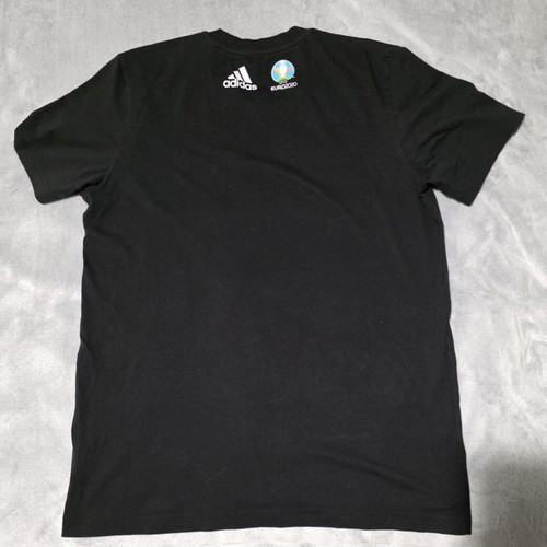 Adidas T-Shirt UEFA Trophy EURO 2020 black, like new, size L